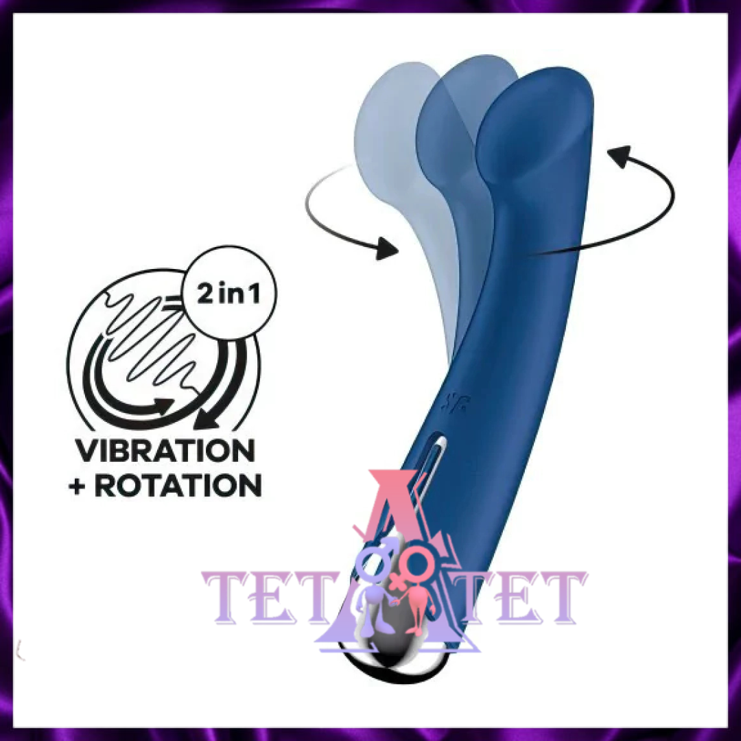 Вибратор для точки G с ротацией Satisfyer Spinning G-Spot 1 Blue